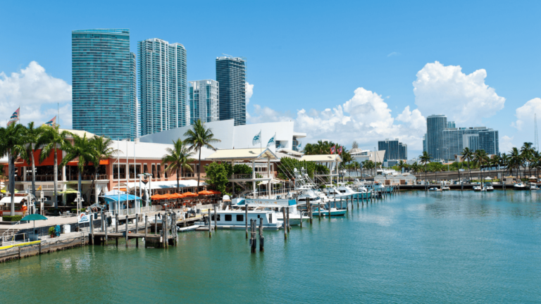 Sfeerbeeld van de Miami Bayside Marketplace