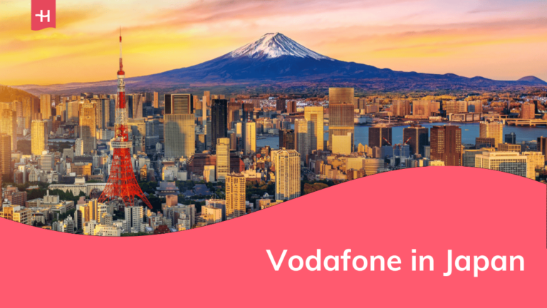 Foto van Tokyo met Mount Fuji op de achtergrond als uitgelichte afbeelding voor een artikel over Vodafone in Japan