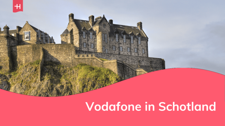 Foto van Edinburgh Castle als uitgelichte afbeelding over een artikel over Vodafone in Schotland