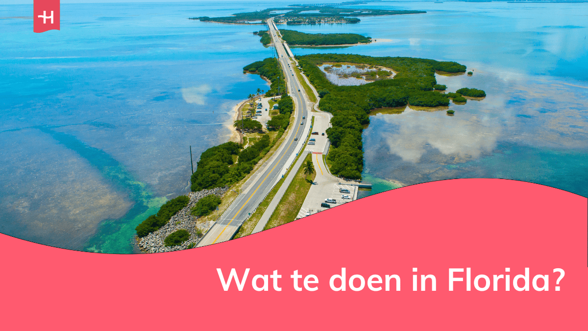 Foto van de Overseas Highway op weg naar Key West als uitgelichte afbeelding voor een artikel over "Wat te doen in Florida'