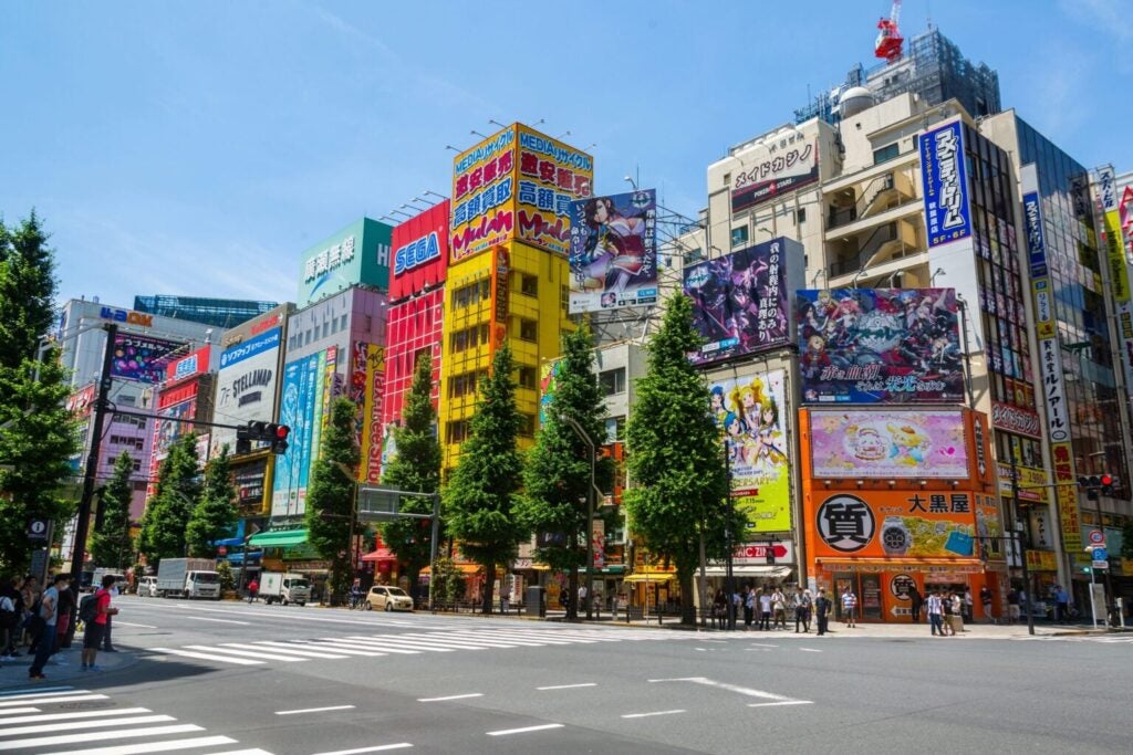 Foto van de wijk Akihabara in Tokio