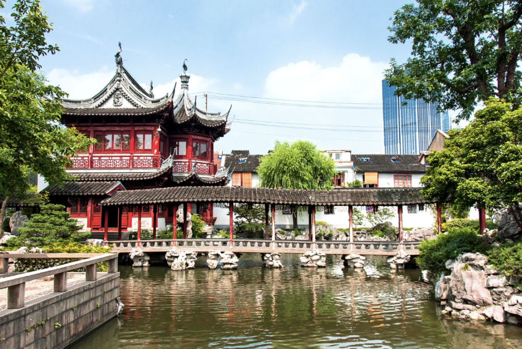 Foto van de Yu Garden in Shanghai