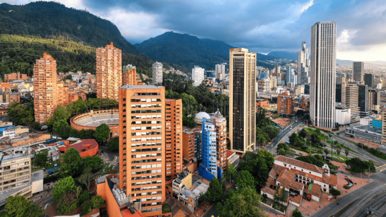 Foto van de wijk Santa Fe in Bogota, Colombia