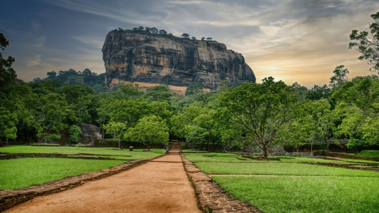 Foto van Sigiriya in Sri Lanka