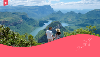 Foto van Blyde river Canyon in Zuid-Afrika als uitgelichte afbeelding voor een artikel over de beste reistijd voor Zuid-Afrika