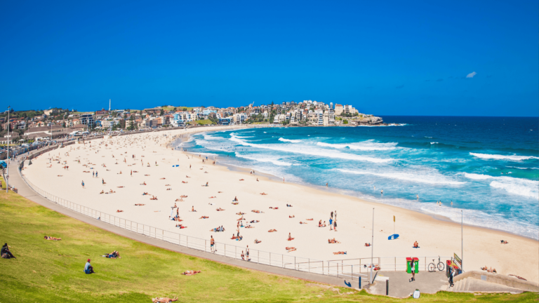 Foto van Bondi Beach, het bekendste strand van Australië