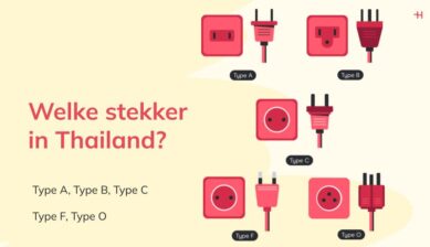Afbeelding van de soorten stopcontacten die men gebruikt in Engeland als uitgelichte afbeelding voor een artikel over stekker in Thailand