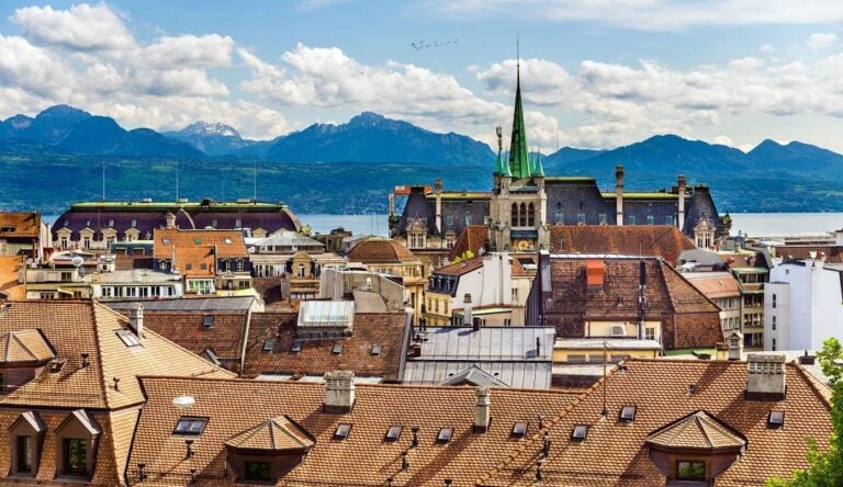 Daken in Lausanne, Zwitserland.