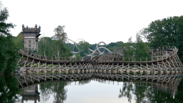 Foto van enkele attracties in de Efteling