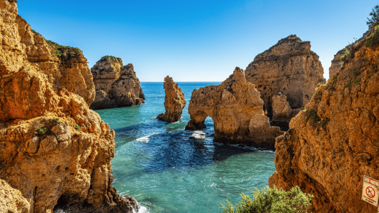 Foto van de Ponta da Piedade in de Algarve
