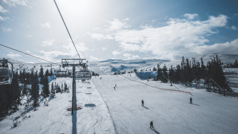 Skiërs in Noorwegen