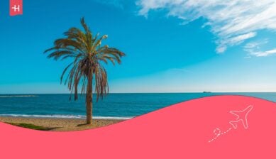 Een exotisch strand als uitgelichte afbeelding voor een artikel over wat te doen in Malaga