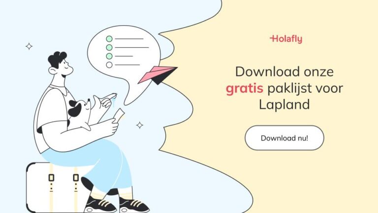 Gratis paklijst voor een reis naar Lapland van Holafly