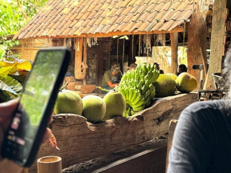 Een traditionele Warung waar je heerlijk Balinees kunt eten