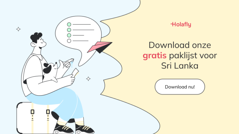 Gratis paklijst voor een reis naar Sri Lanka van Holafly