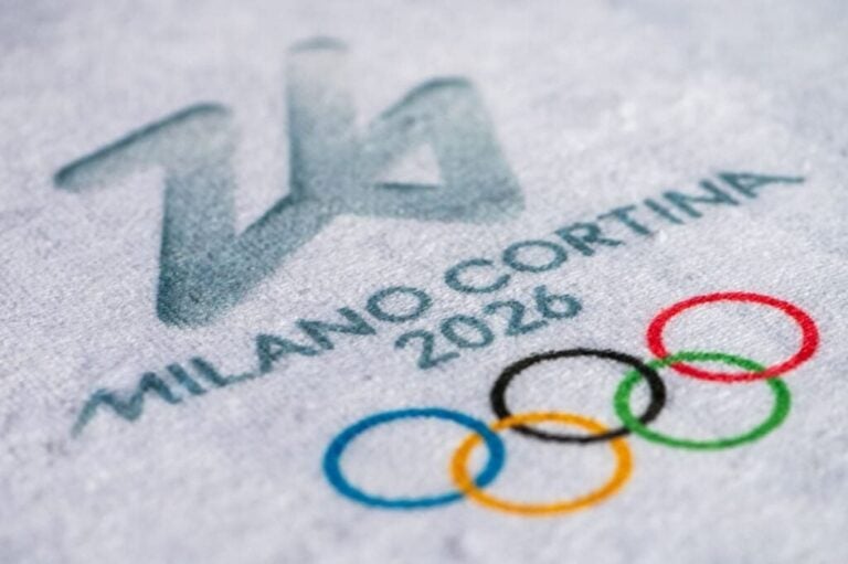 Logo van de Olympische Winterspelen Milano Cortina 2026