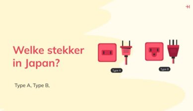 Overzicht van de twee stekker Japan types: Type A en Type B met bijbehorende stopcontacten