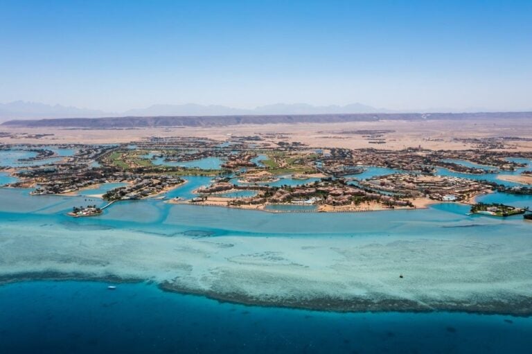 Luchtfoto van Hurghada