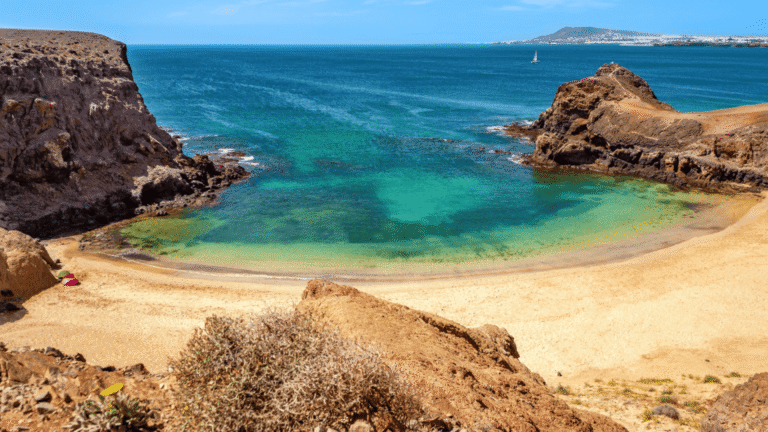 Playa de Papagayo op Lanzarote