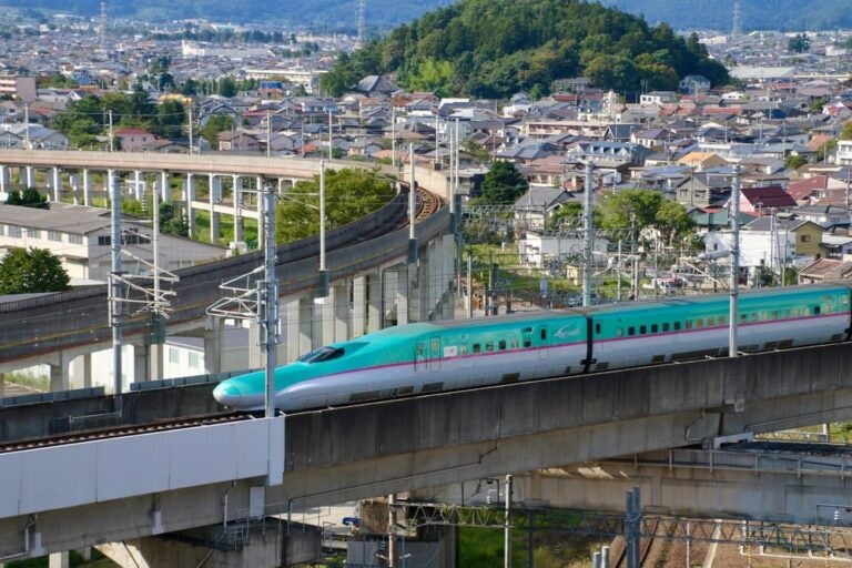Japanse hogesnelheidstrein, ook wel Shinkansen genoemd