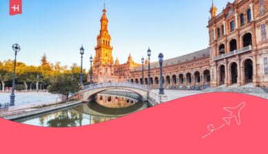 Plaza de Espana in Sevilla als uitgelicht afbeelding voor een artikel over leuke weetjes over Spanje