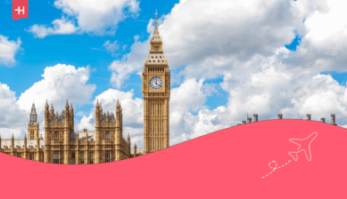 De Big Ben en het parlementsgebouw in Londen