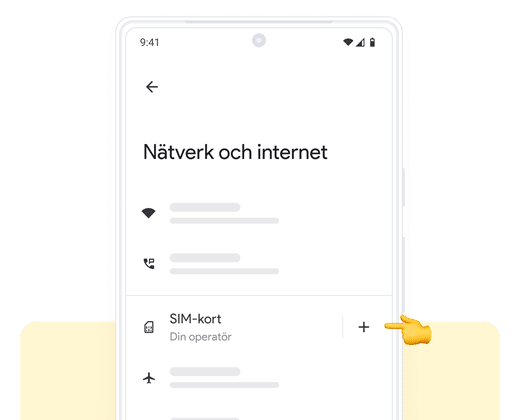 02. Nytt eSIM - eSIM-installationsguide med QR