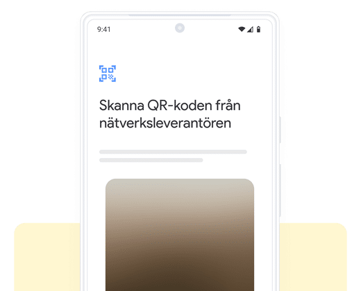 04. Skanna QR-koden - eSIM-installationsguide med QR