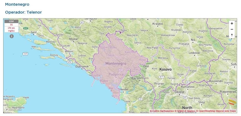 esim インターネット モンテネグロ 通信エリア one montenegro holafly