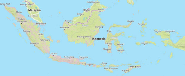 2024 SIM4 - Indonesia Telkomsel 4g Coverage Map 600x248 