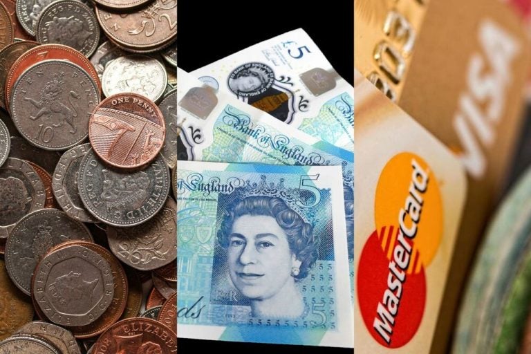 イギリス ポンド 現金 お札 小銭 クレジットカード