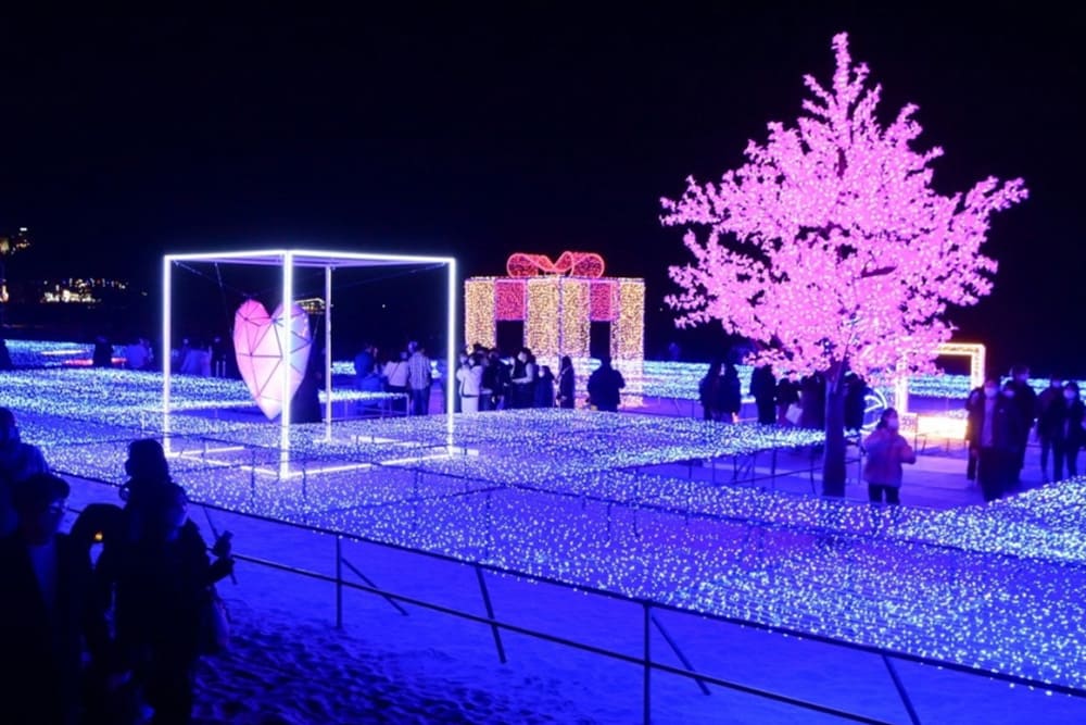 1月韓国旅行 イベント 海雲台光祭り