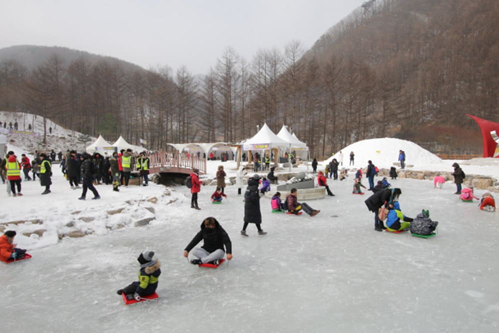 1月韓国旅行 イベント 太白山雪まつり