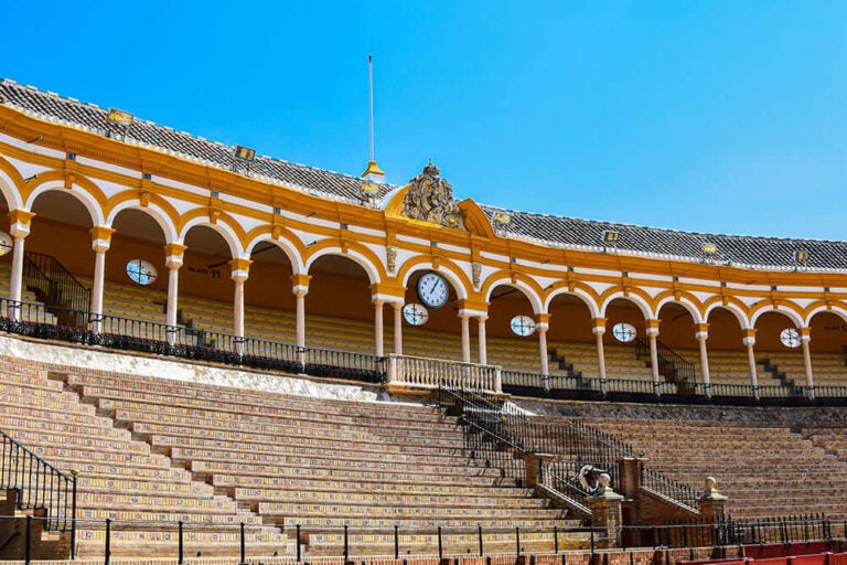 ラス・ベンタス闘牛場のアリーナ席の写真