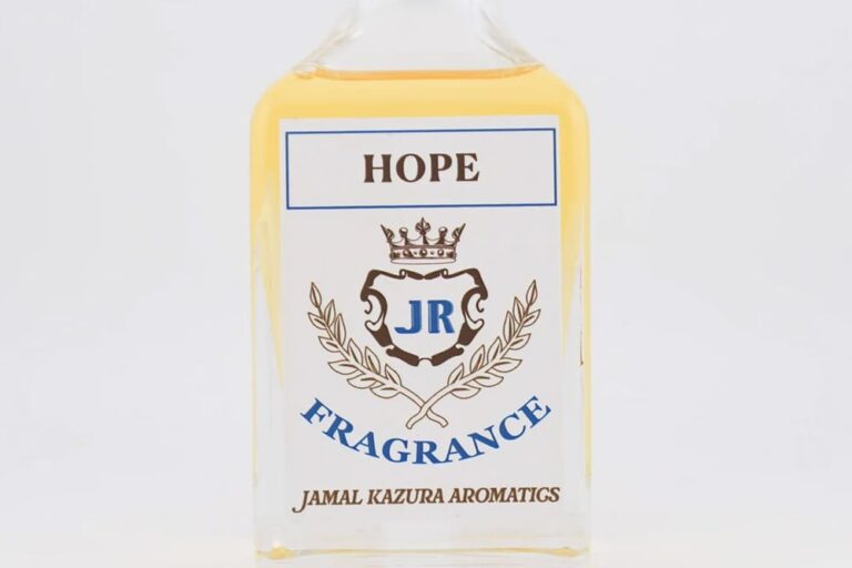 ジャマル・カズラのHOPE香水瓶(シンガポールの老舗香水ブランド)