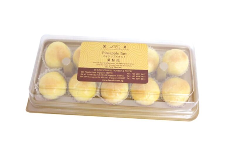 L.E. Cafeのゴルフボール型パイナップルタルト|シンガポールで人気のお土産