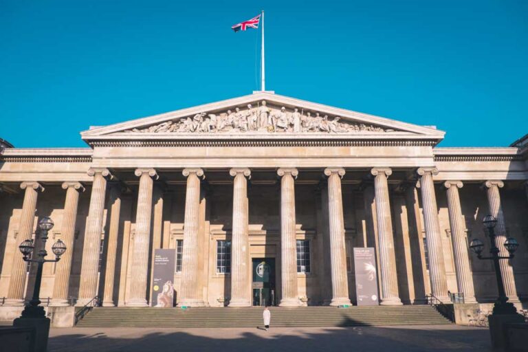 イギリス・ロンドンの大英博物館の外観