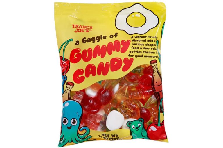 Trader Joe'sのカラフルなグミキャンディ大袋。アメリカお土産のばらまき菓子に人気