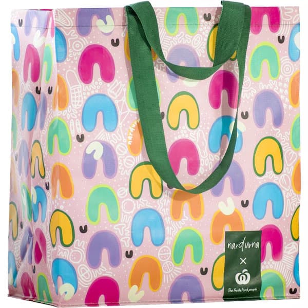 Woolworthsオリジナルのカラフルなデザインエコバッグ