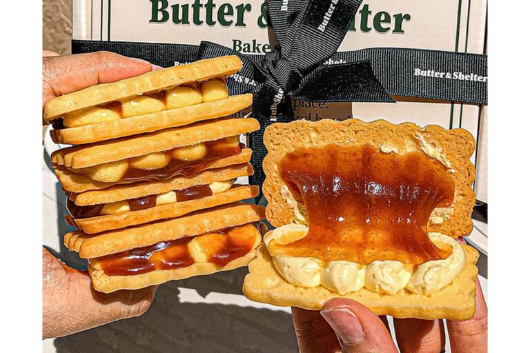 韓国ブランドButter & Shelterのクッキーとクリームを重ねたバターサンドギフト