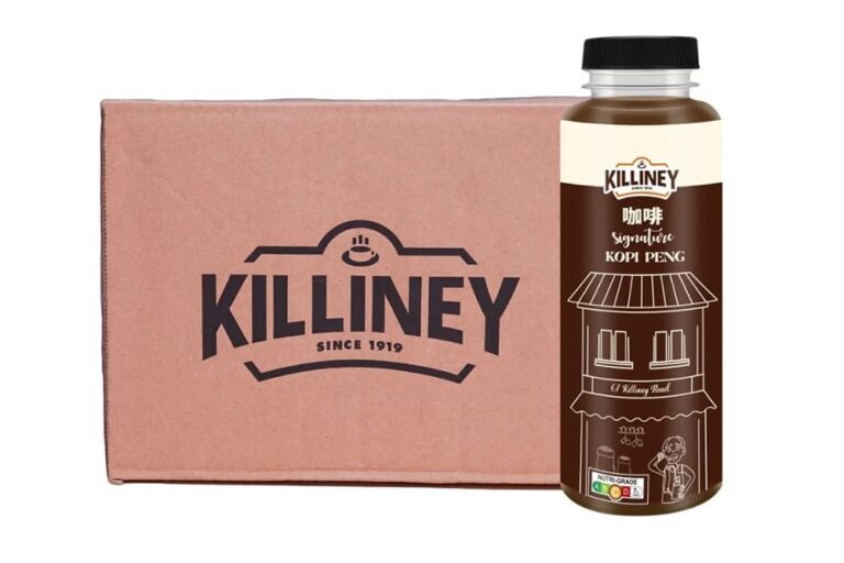 シンガポールの老舗カフェKillineyのアイスコーヒー「コピペン」ボトル入り商品