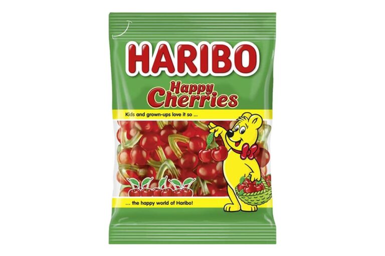 ドイツのお土産に人気のHARIBO ハッピーチェリーズのパッケージ
