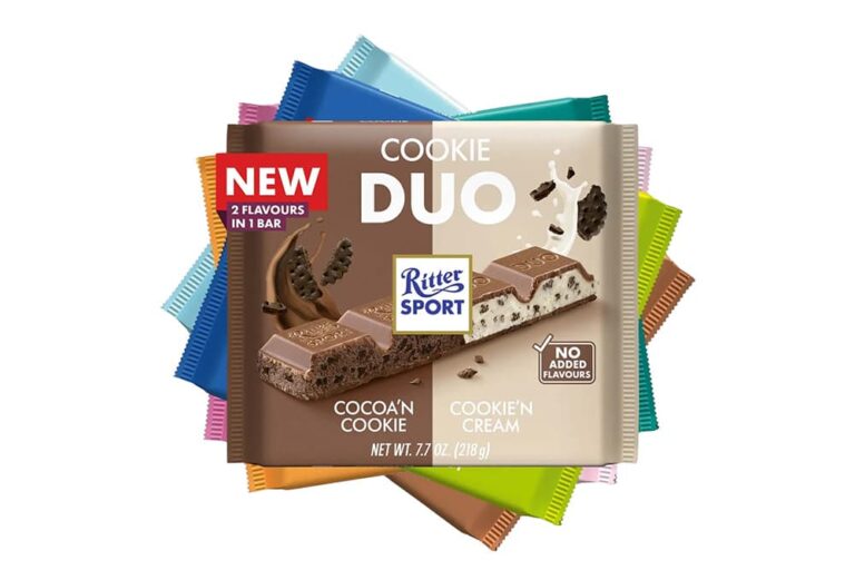 カラフルなパッケージが特徴のRitter Sportチョコレート各種