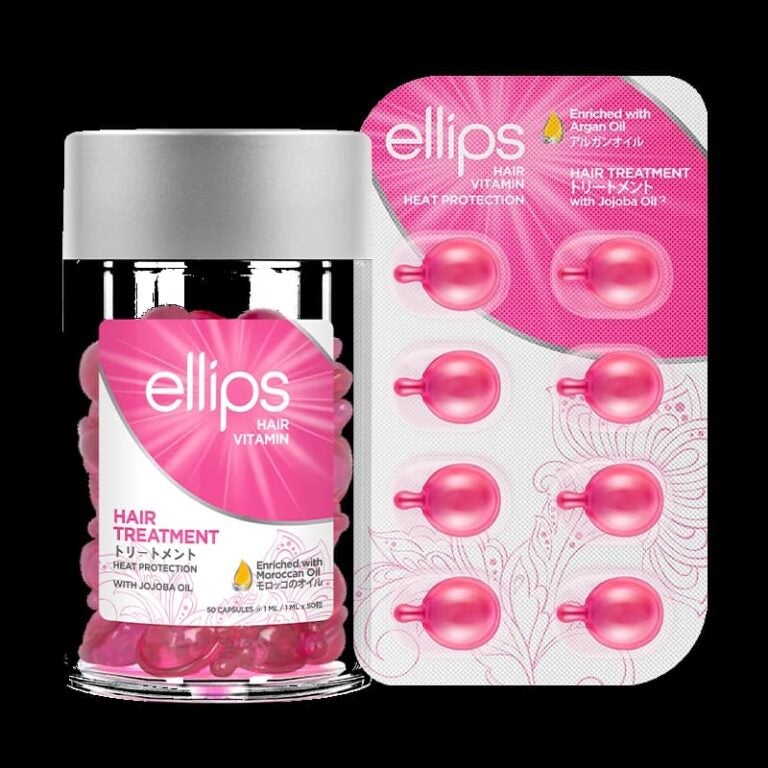 インドネシア土産の定番エリップスのピンク（ヘアトリートメント）ボトルとシートタイプ