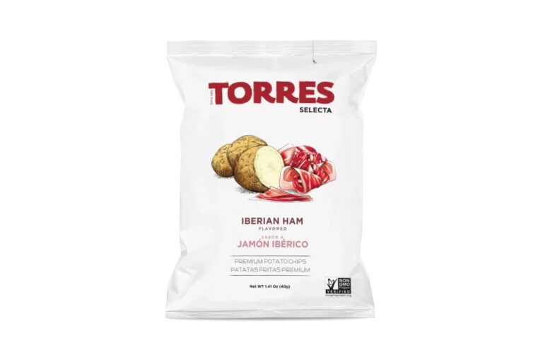 スペイン産イベリコハム味のプレミアムポテトチップス