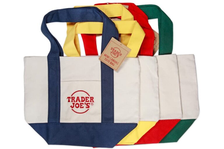 Trader Joe'sのミニキャンバストートバッグ4色展開