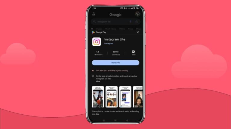 データ使用量を抑えられるAndroid向け「Instagram Lite」アプリの紹介画面