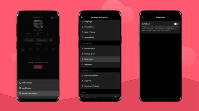 TikTokのデータセーバーをオンにする方法
