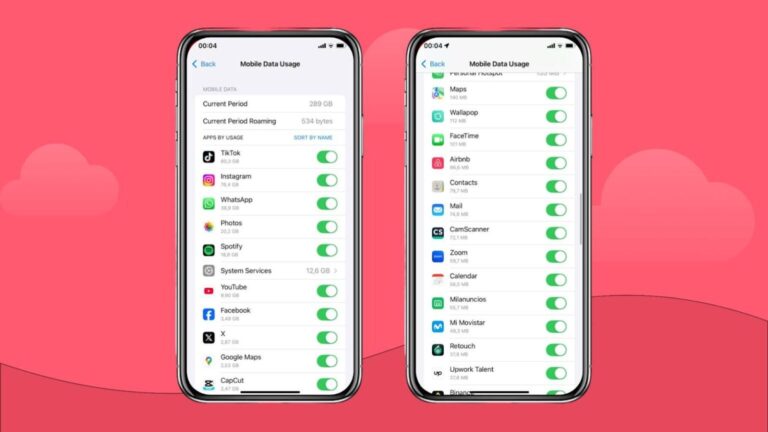 iPhoneの設定からZoomのデータ使用量を確認する方法