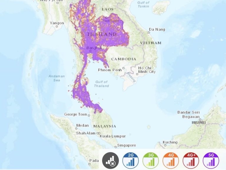 泰國 eSIM 推薦：DTAC 泰國網路覆蓋率